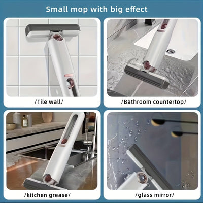 Portable Self-NSqueeze Mini Mop – Absorbent, Hand-Free, Multifunctional Cleaning Tool