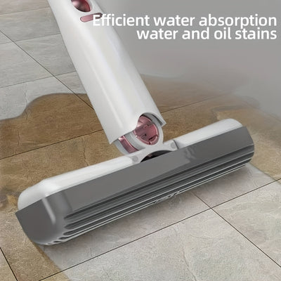 Portable Self-NSqueeze Mini Mop – Absorbent, Hand-Free, Multifunctional Cleaning Tool